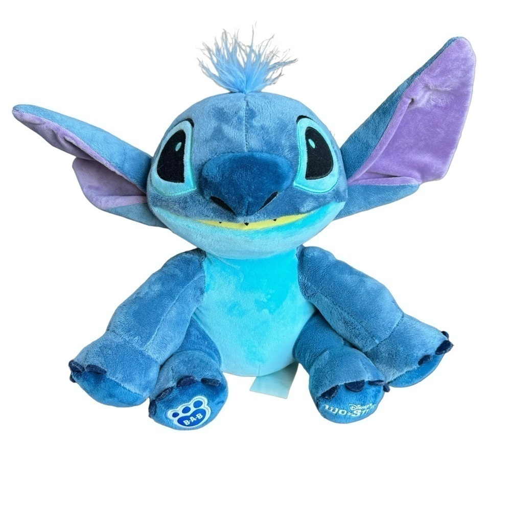 EUC Disney Stitch Build a Bear plush, Lilo & Stitch, 12 inches, blue